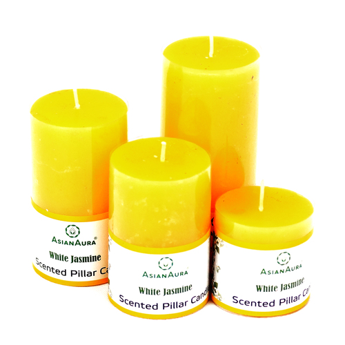 Pillar Candles White