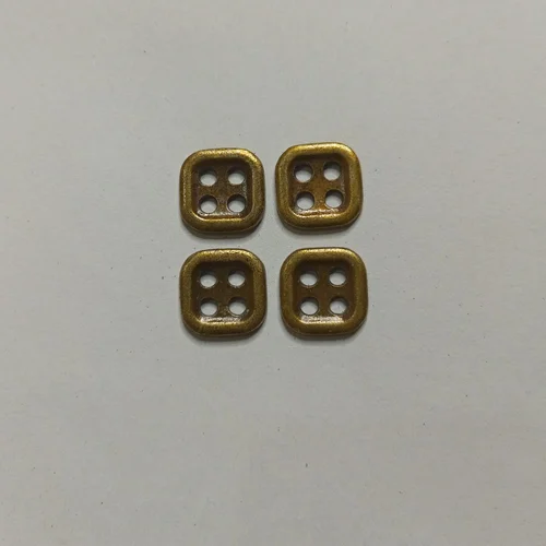Square Metal Buttons