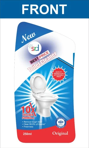 Toilet Cleaner Label Sticker Printing Service