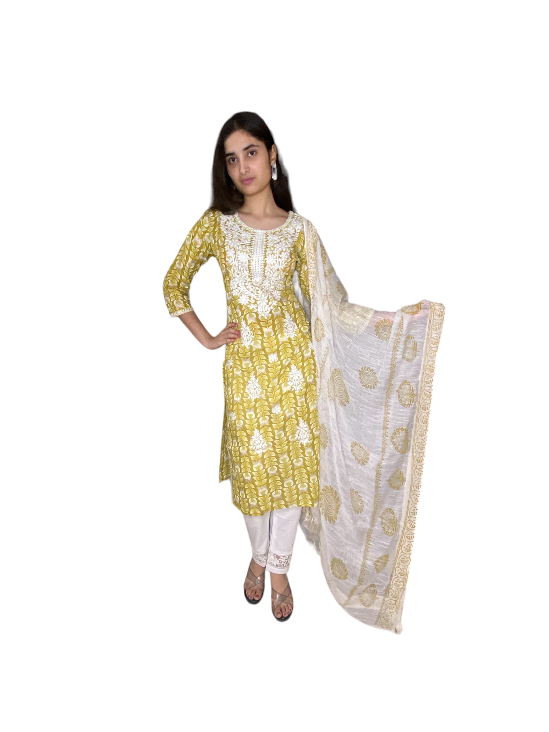 Embroidered Printed 