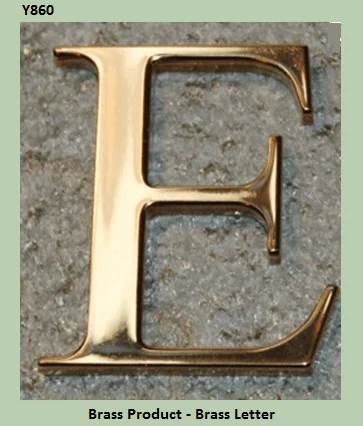 Brass Letter