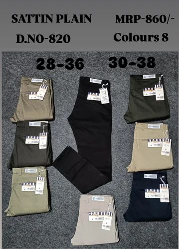 Mens Plain Cotton Tr