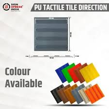 PU Tactile Tiles Direction Self Adhesive