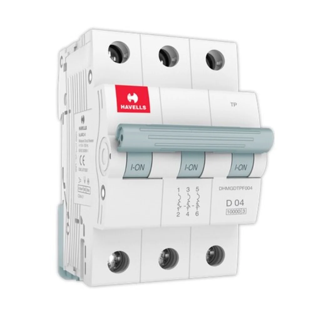 Electric 0.5 A To 63 A Havells MCB, 50hz, Wall Mounting