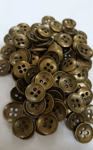 Round Metal Button