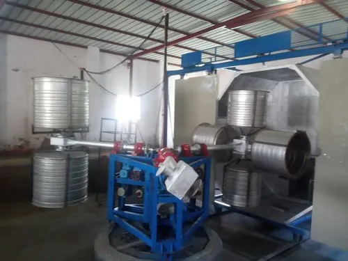 Single Arm Rotomolding Rotational Moulding Machine