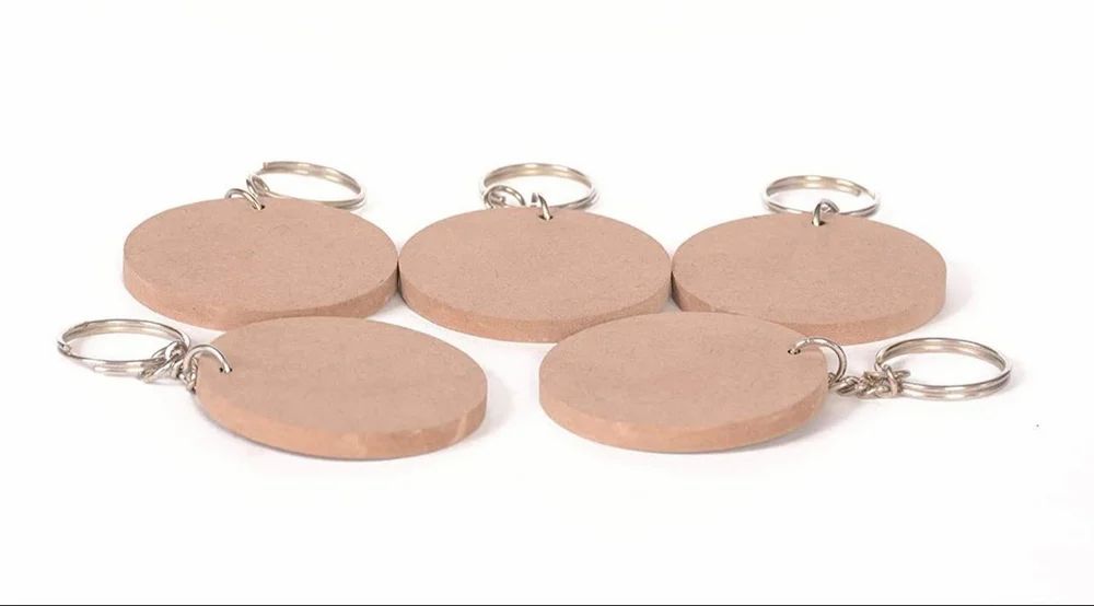 Mdf Wooden Keychain