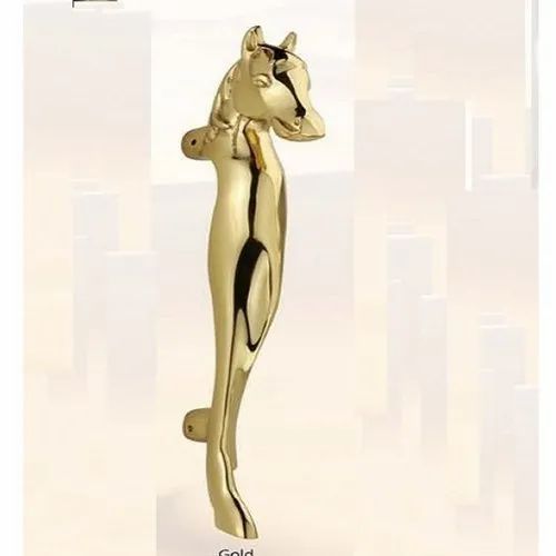 Horse Gold Brass Pul