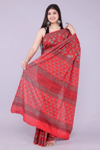 Block Printed Saree