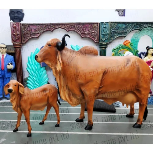 Fiberglass Cow Statu