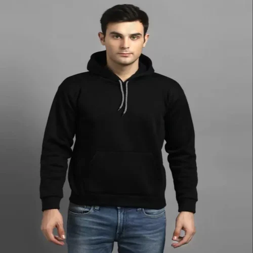 Men Black Hoodies