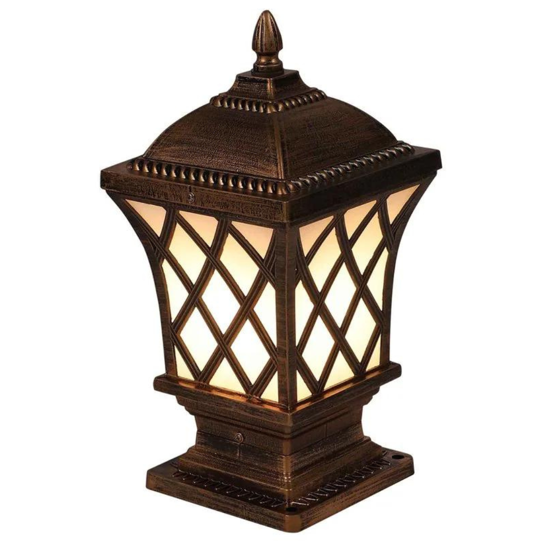 Antique Gold Aluminium Gate Light