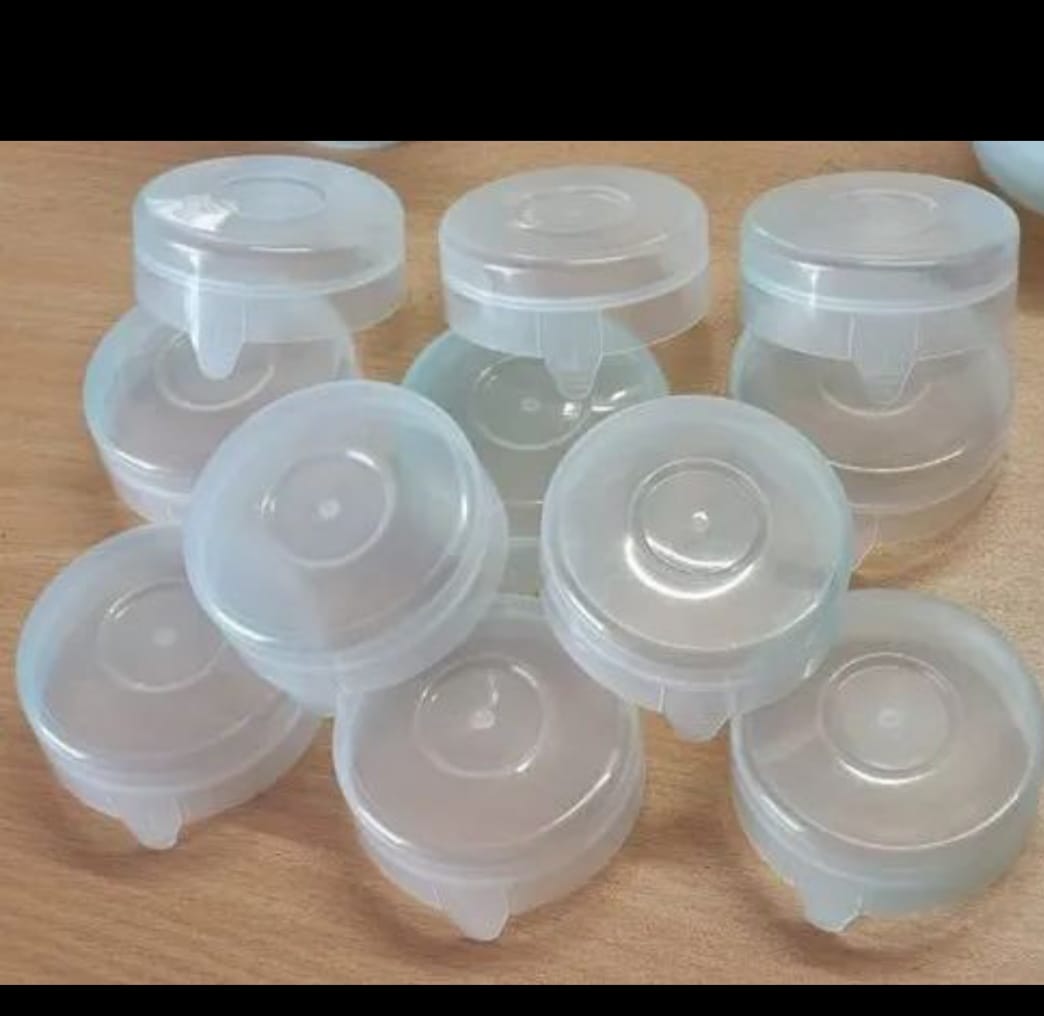 White Bubble Top Cap