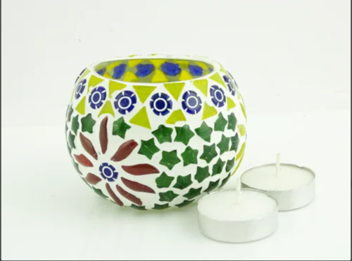 Glass Mosaic Table L