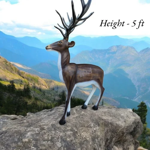 Fiber Deer Statue