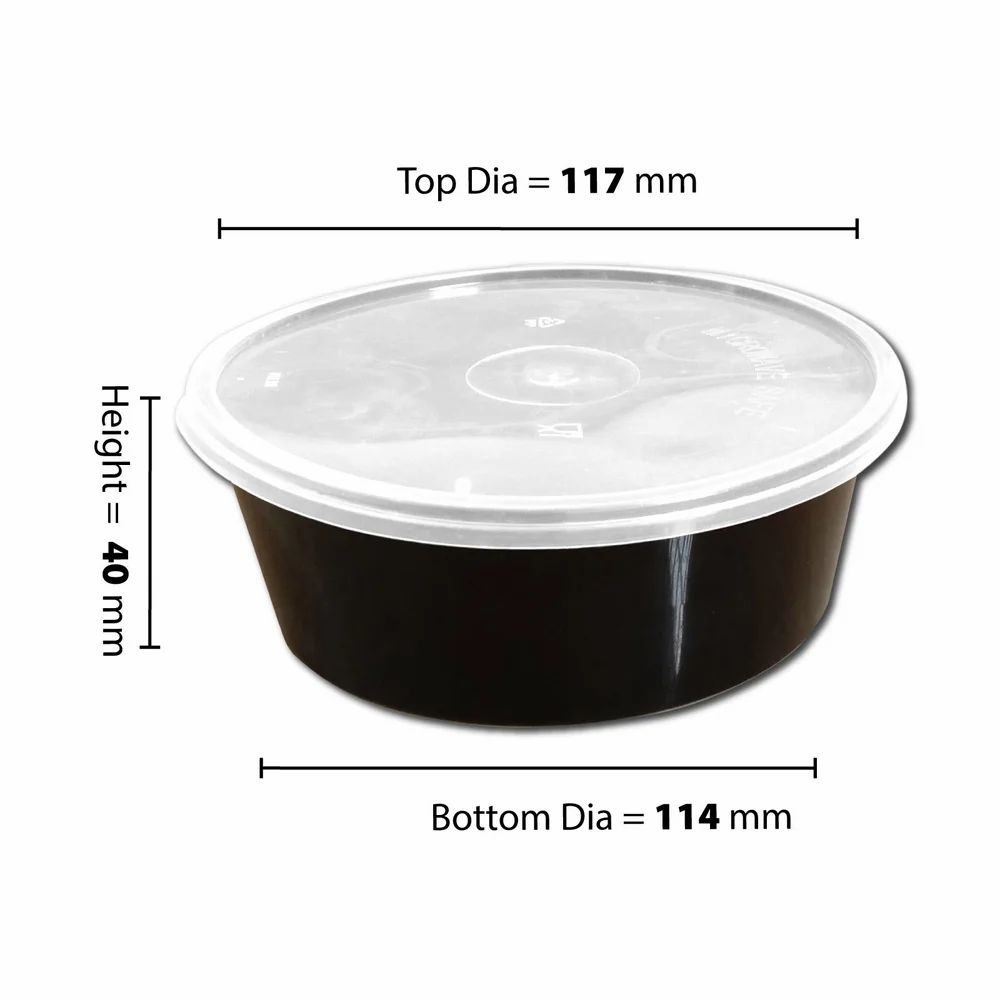 300ml Round Plastic 