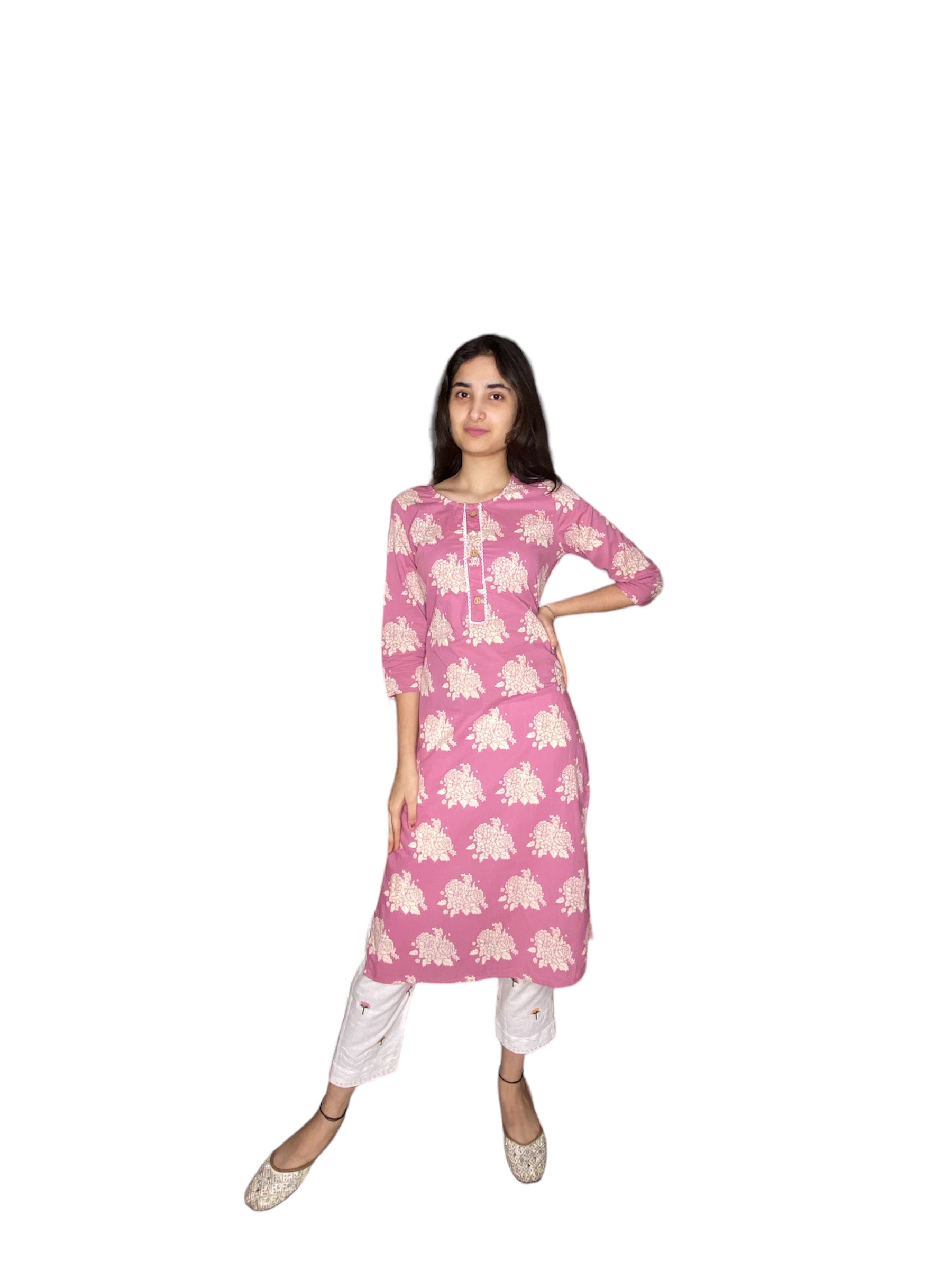 Long Cotton Kurti fo