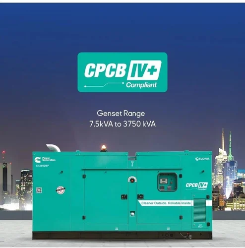  Get More Photos Interested in this product? Get Best Quote 25 kva 3 Phase CPCB-4 SUDHIR CUMMINS GENSET