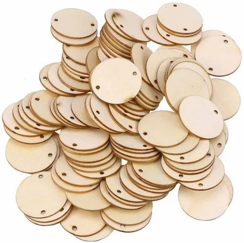 Mdf Round Keychain