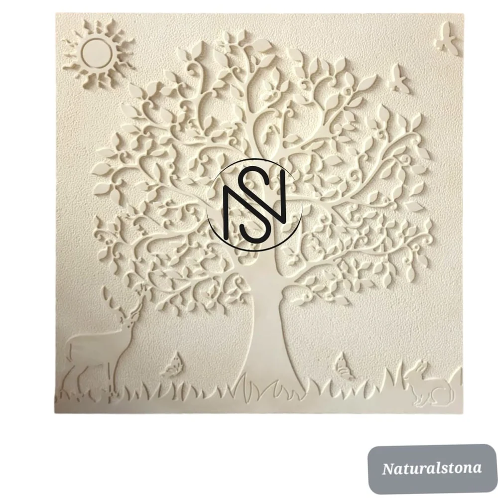 Natural stone tree w