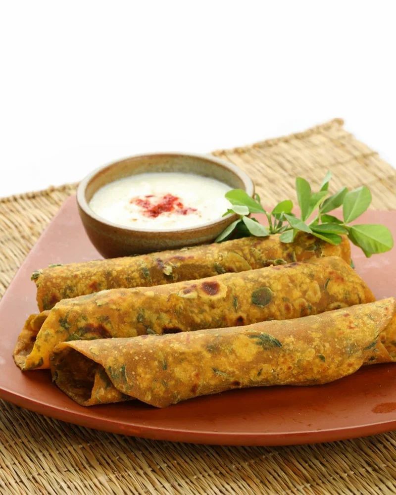 Methi Paratha/Thepla