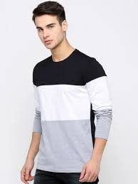 Color Block Cotton T