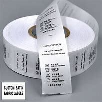 Satin Printed Label