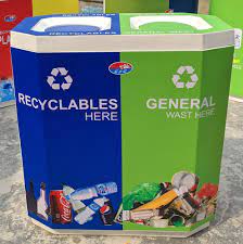 GFG 2 in 1 Duo Dustbin (140 ltr) pentagon sides