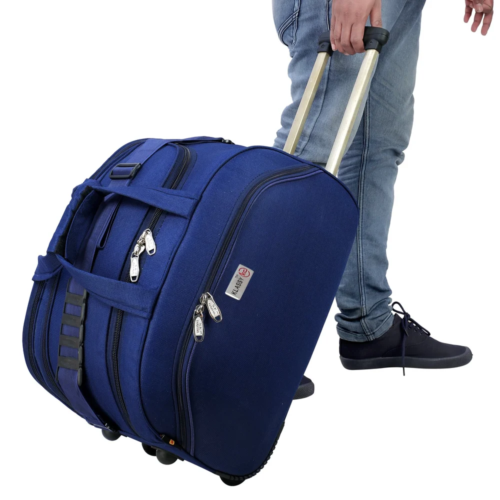 Blue Duffle Trolley 