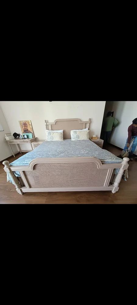 Cane Double Bed