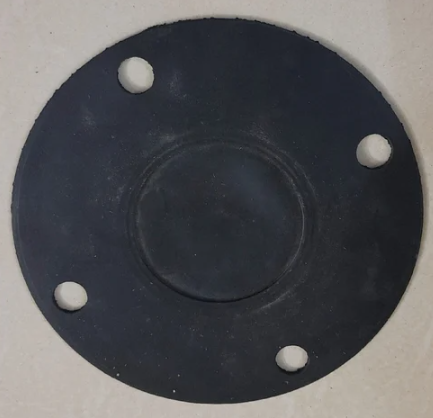 4 Inch Black Rubber 