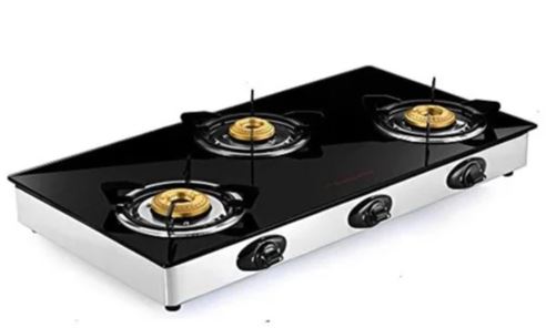 3 Burner Glass Cookt