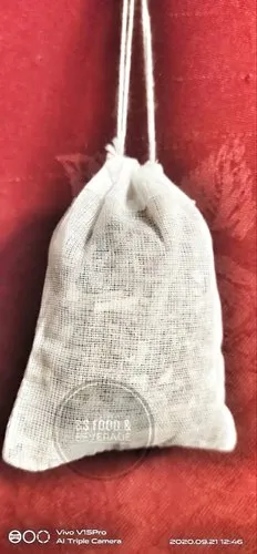 Empty Cotton Tea Bag