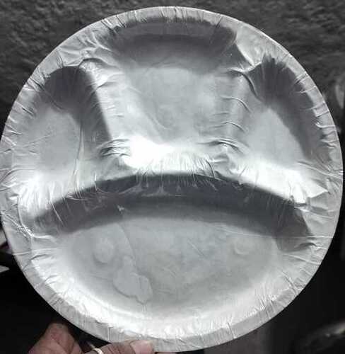 4cp White Poly Thali