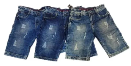 Mens Denim Damaged C