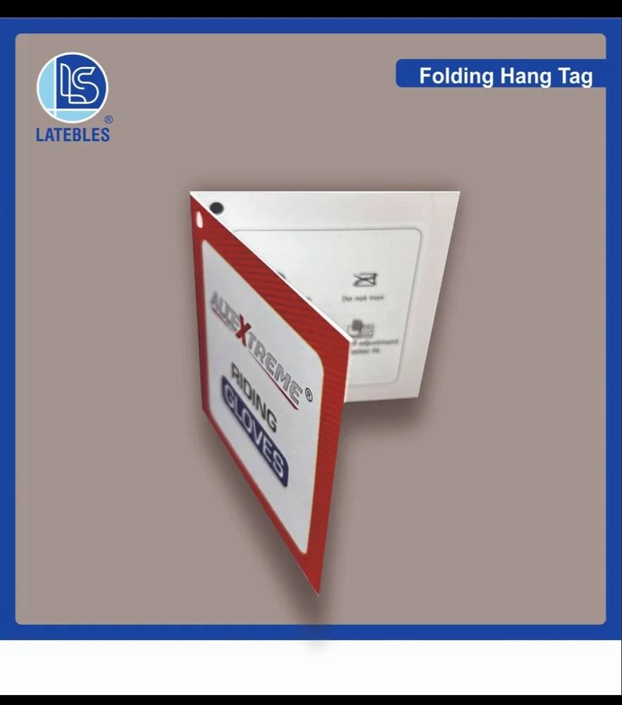 FOLDING CLOTHING TAG