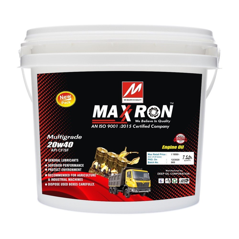 20W-40 7.5 LTR Maxxron Engine Oil