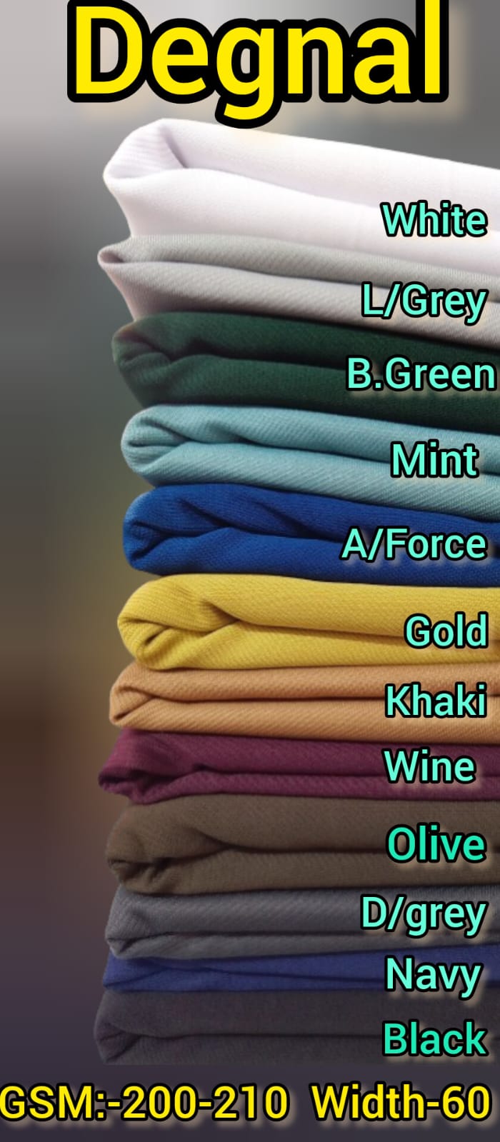 Degnal Lycra Fabric 
