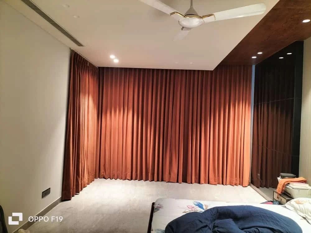 Brownn Plain Cotton 