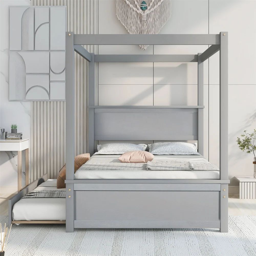 Canopy Wooden Bed