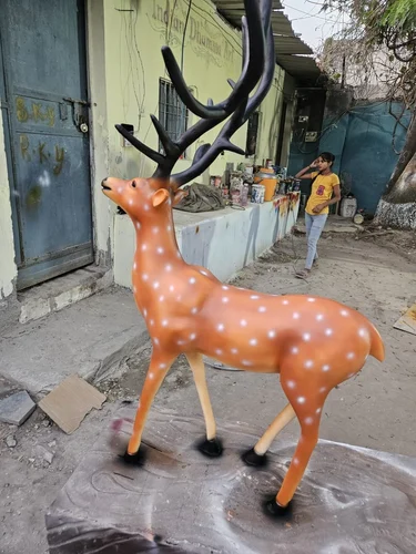 Fiber Deer Statue