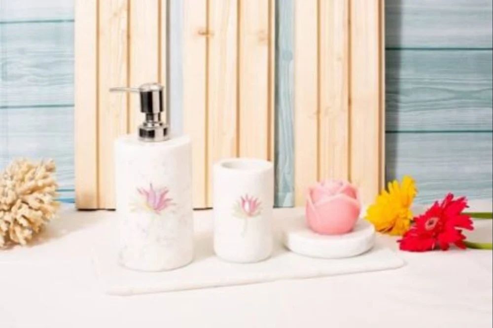Marble Bath Set