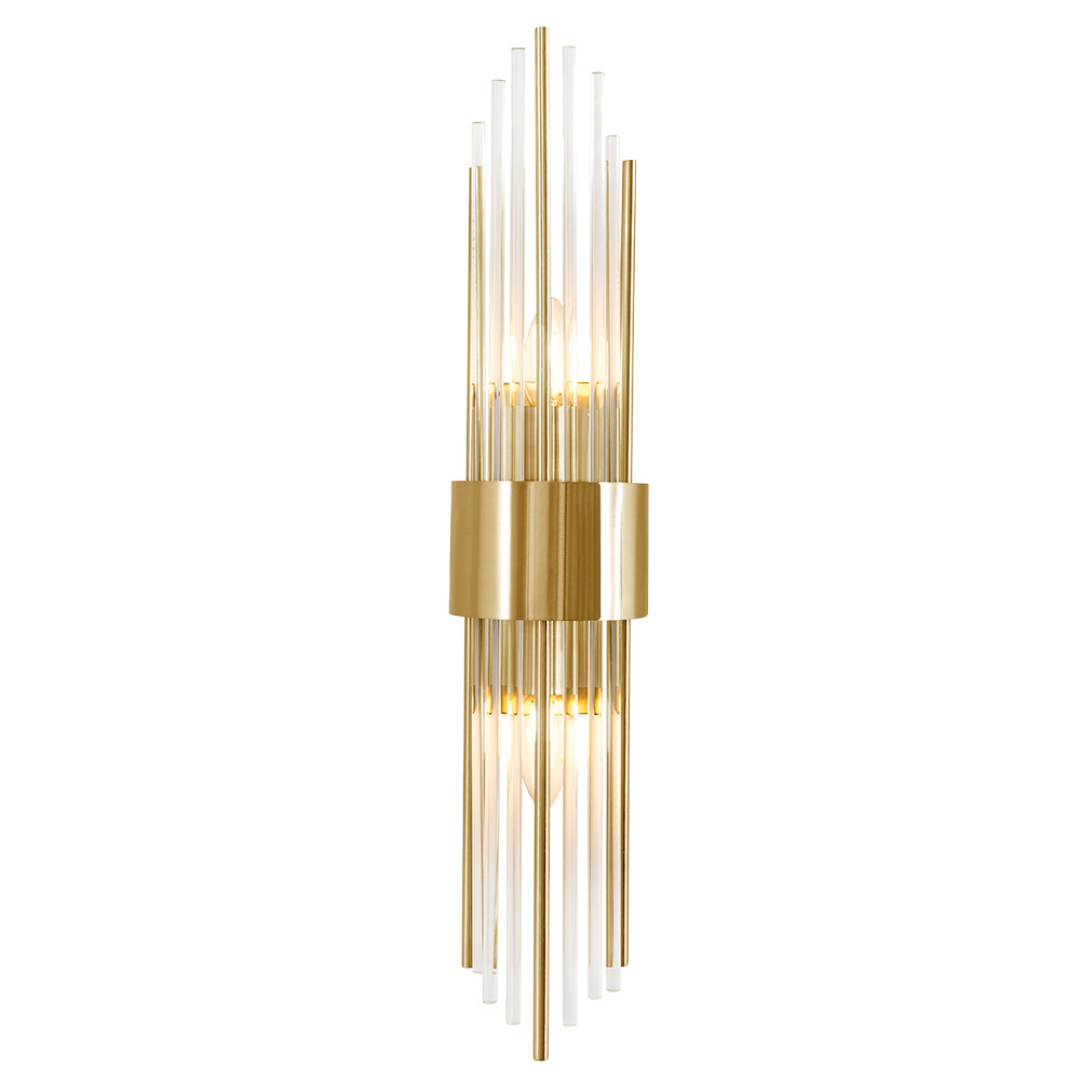 Crystal Gold Metal Wall Light