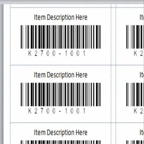 Barcode Label Sticke