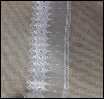 Fancy laced Jute table runner