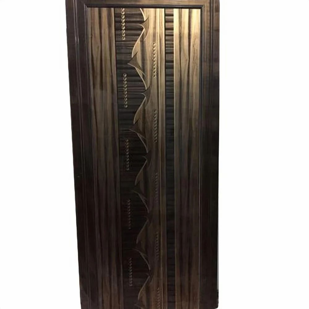 Brown PVC Bathroom Door