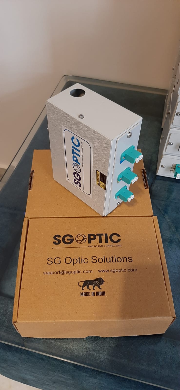 12 Port DIN Rail Mou