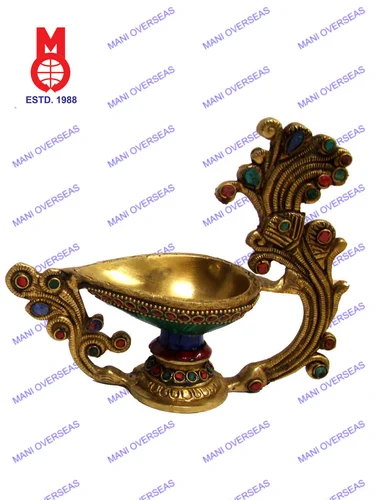 Diya With Double Bas