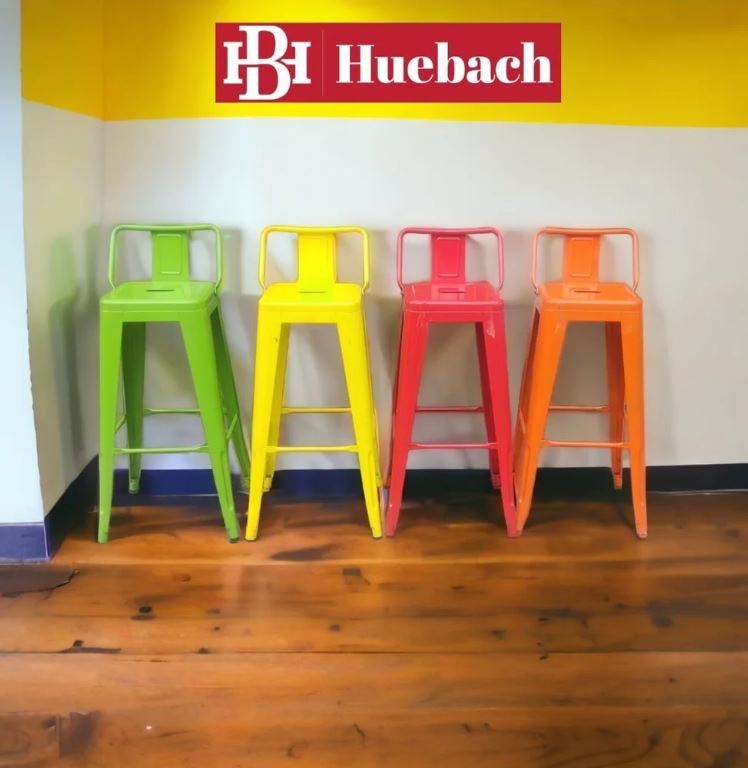 Bar Stool Red Colour