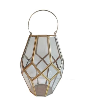 Home Decor Brass Gla